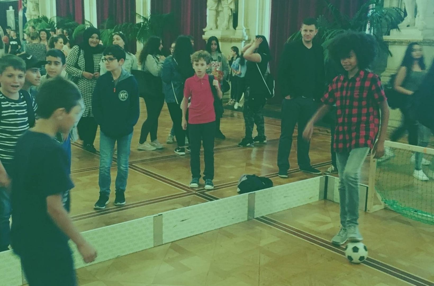 microsoccer, Friedenspreis, Wiener Rathaus - Fairplay Schulprojekt